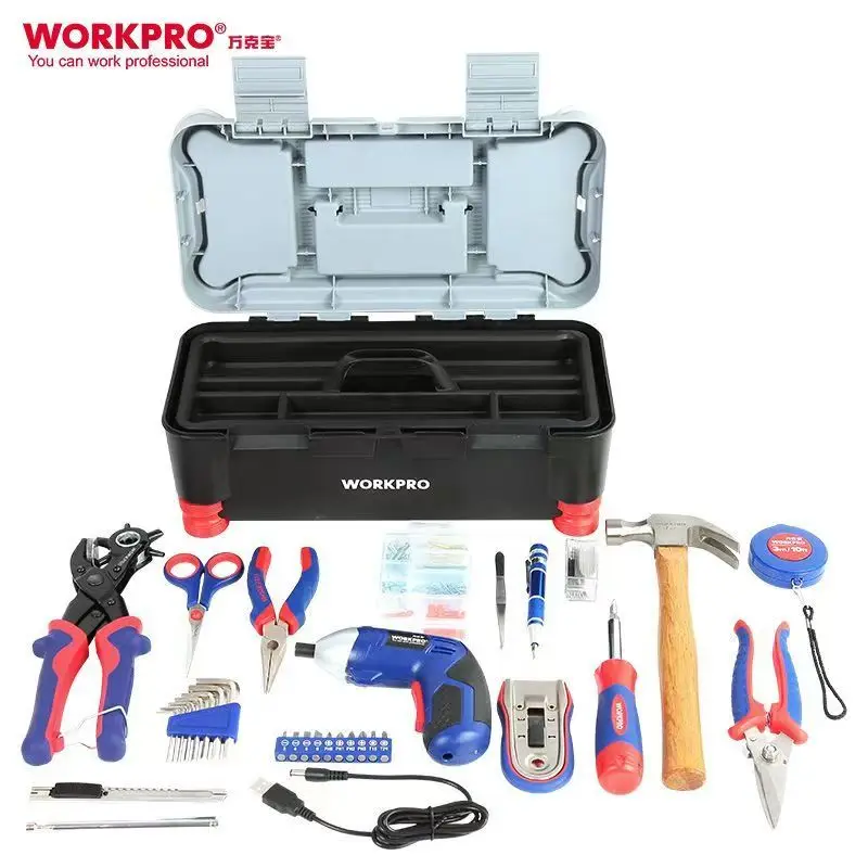 

148-Piece Professional Home Use Multi-functional Portable Storage Box Repair Tool Set for Handyman