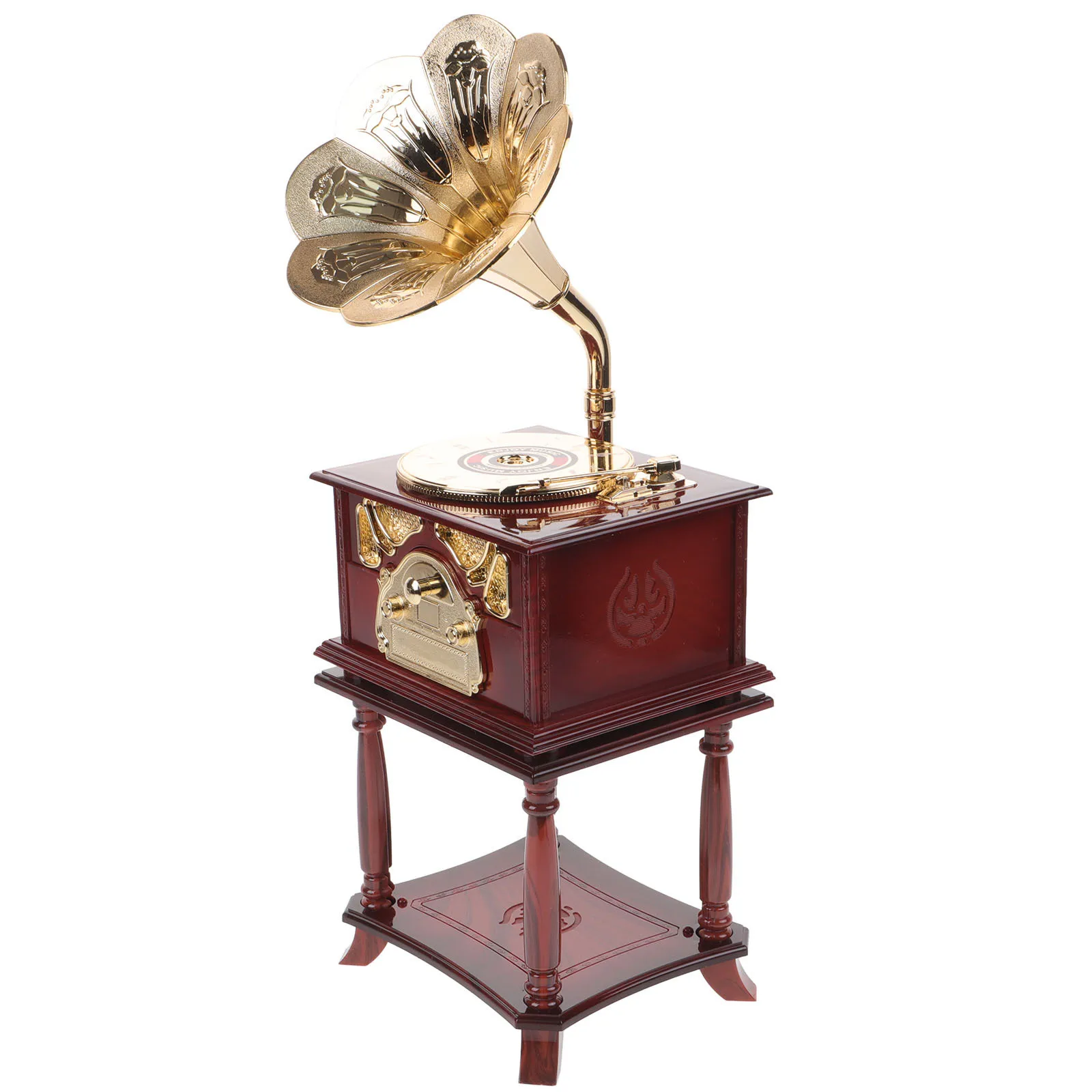 

Gramophone Music Box Decorative Retro Vintage Ornaments Adornment Decoration Phonograph
