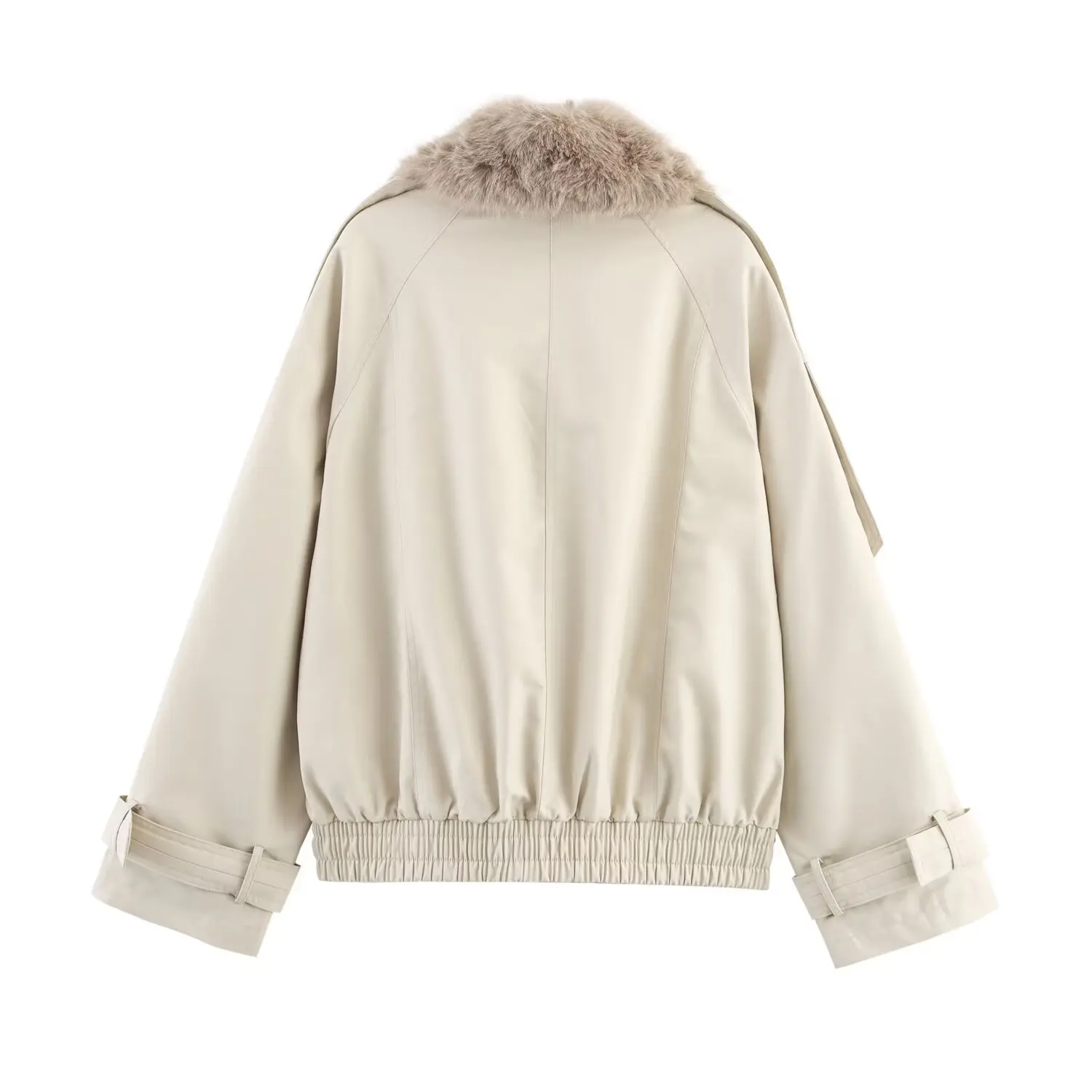 Loose Short Women's Exquisite Soft Fur Collar Windbreaker Jacket Fashion Versatile Elegant Temperament Jacket Autumn Winter New