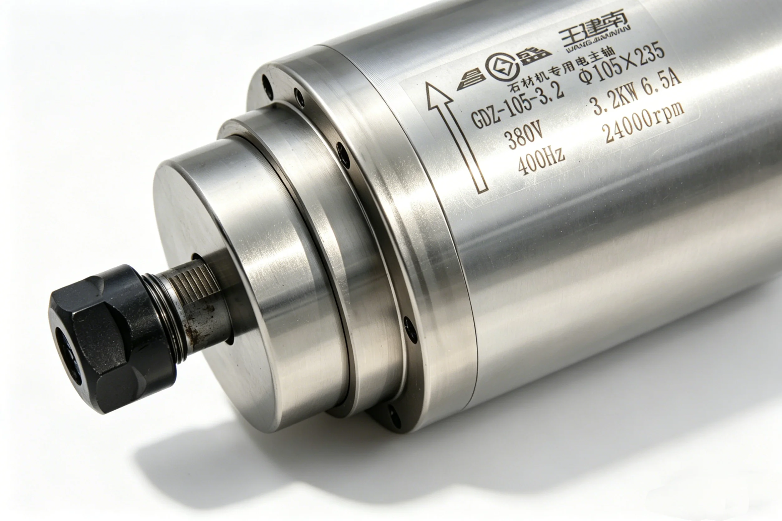 3.2kw 24000rpm Stone Carving High Speed Water Cooled AC CNC Spindle Motor For Cnc Router Machine