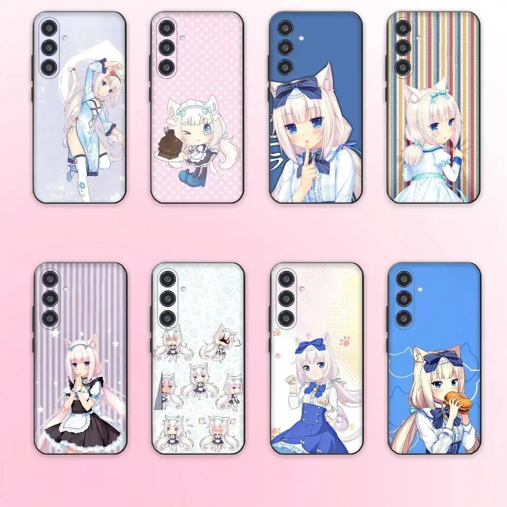 

GAME-N-Nekopara-V-Vanilla phone Case For Samsung Galaxy A73,A72,A71,A70,A53,A52,A51,Others Soft Black Shell