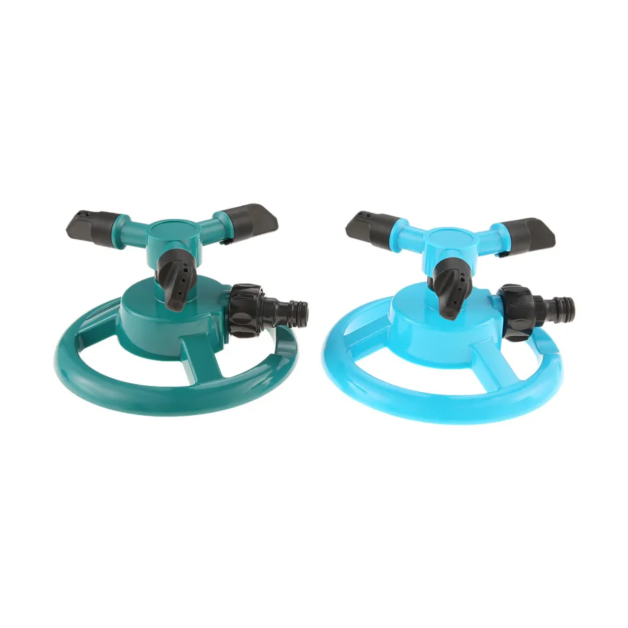 360 Degree Rotating Sprinkler Automatic Garden Irritation 3-arms Nozzles Watering Cooling Device ABS Plastic Rustproof Outdoor