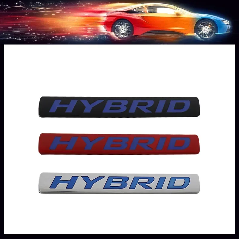 3D Premium Hybrid car Engine Hood Fender trunk Tail Rear Decal Emblem Badge Sticker