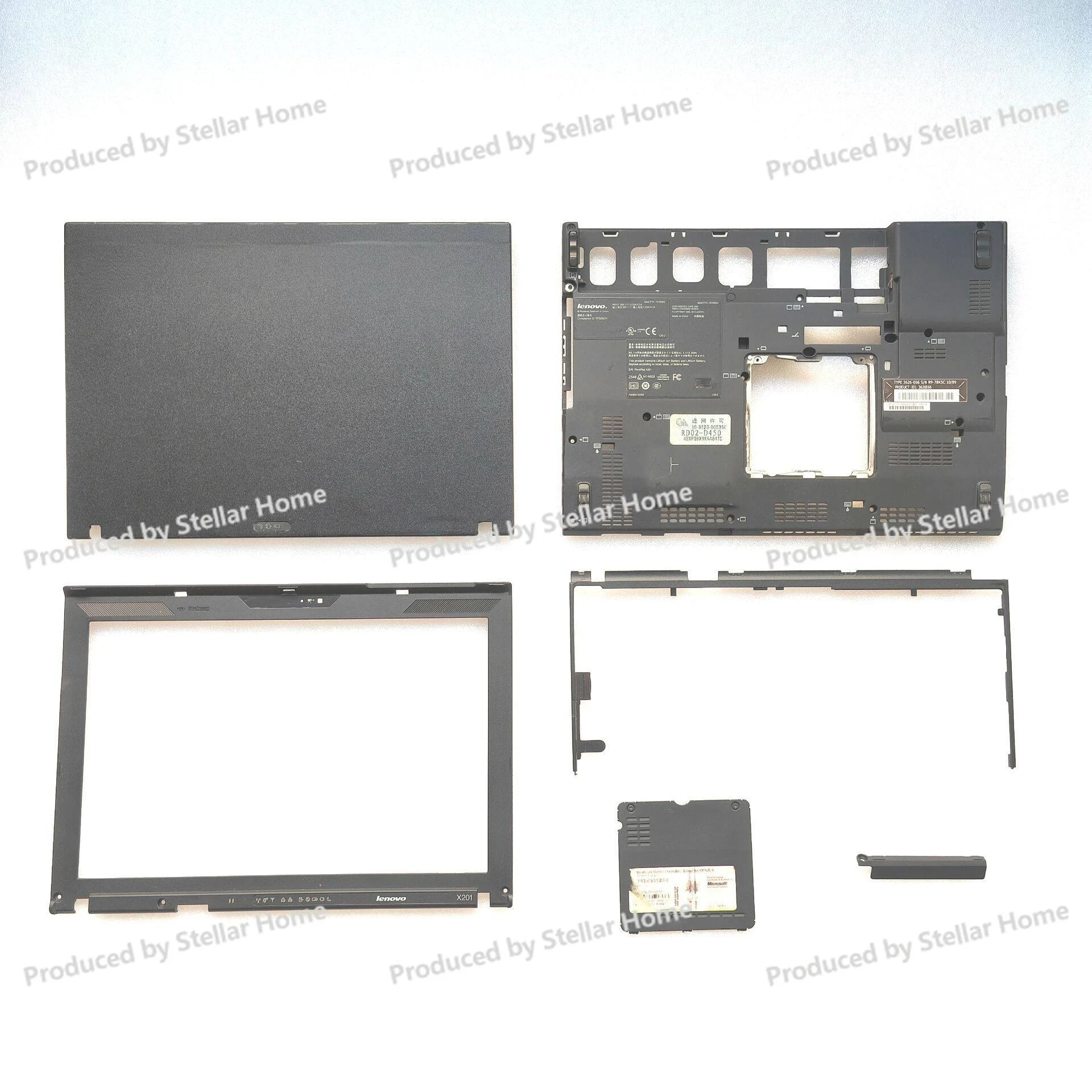 For Thinkpad X201 X201i Laptop Case A Shell B Shell C,D Shell Original Refurbished