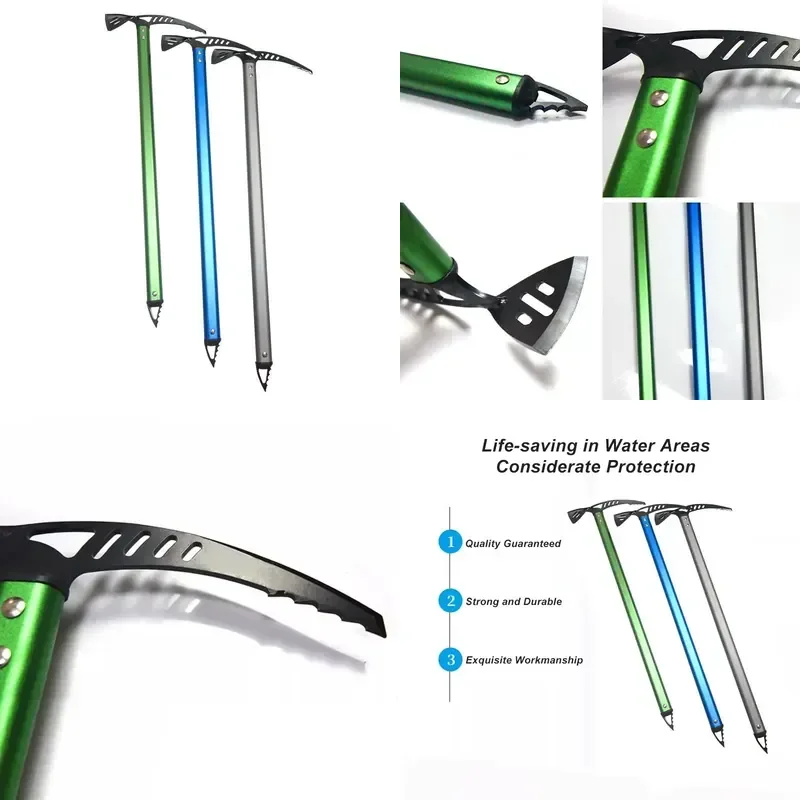  Ultralight Mountaineering Ice Axe All-Metal Technical Climbing