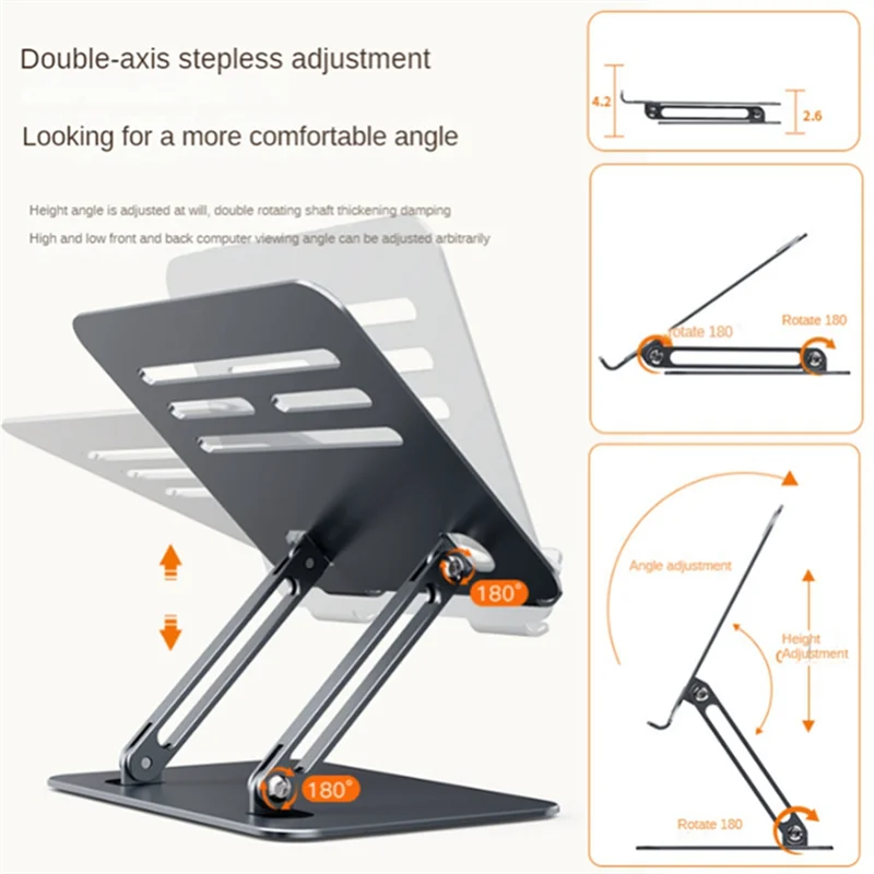 BONERUY Desktop Vertical Storage Universal Laptop Heightening Computer Stands Multifunctional Computer Stand-X64A