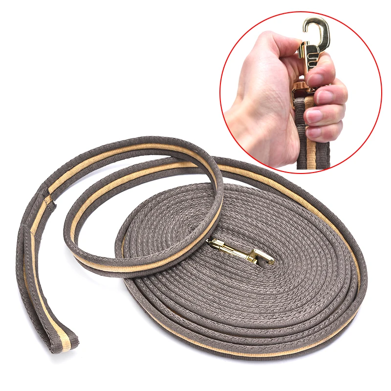 8M Horse Lunge Line Large Dog Training Lead Webbing Equestrian Horse Rope Pony