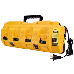 DCB104 Li-ion Battery Charger 4-Port 2A Current For Dewalt 10.8V 12V 14.4V 18V 20V 60V DCB127 DCB105 DCB118 DCB112 DCB119 DCB102