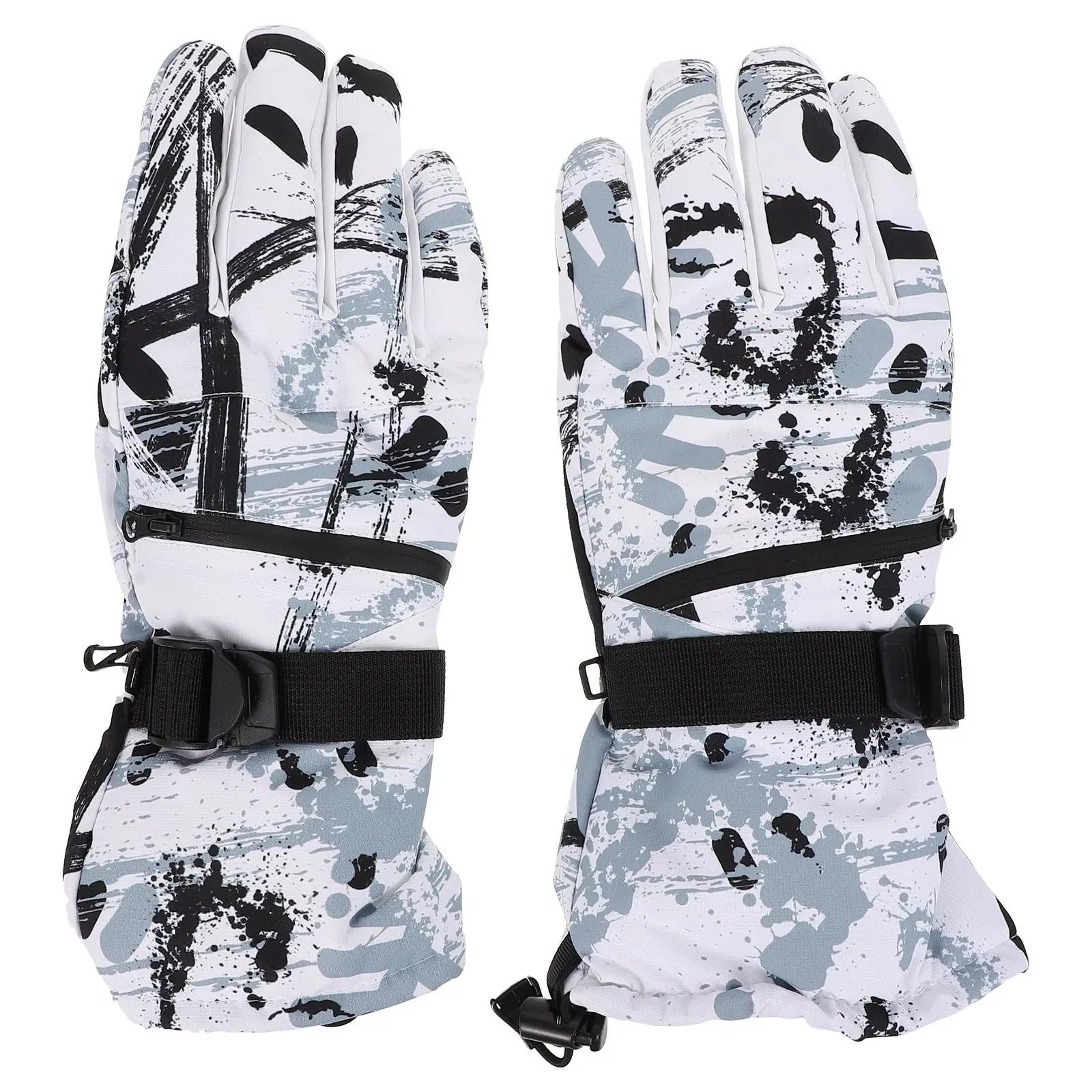 Warm Fleece Gloves Winter Skiing Waterproof Outdoor Cycling Mens Pongee Snow Reithandschuhe Toddler Lightweight Comfortable