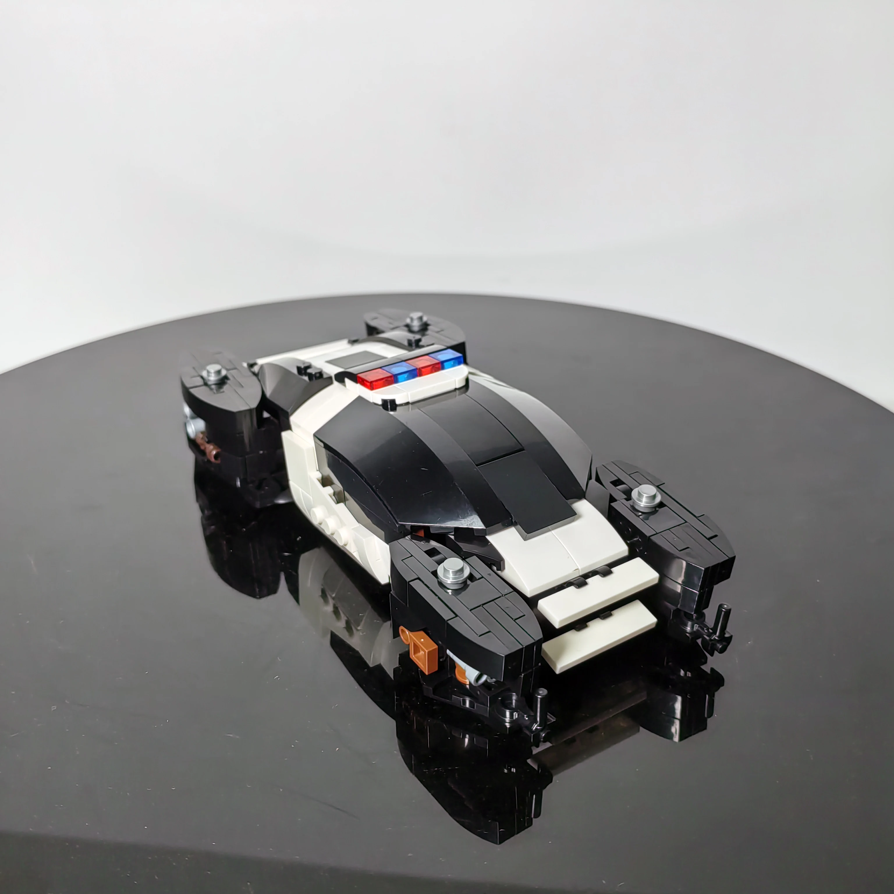 クリエイティブブロック映画トータルリコール DIY パトカーモデル構築セットおもちゃ Chidlren 誕生日プレゼント