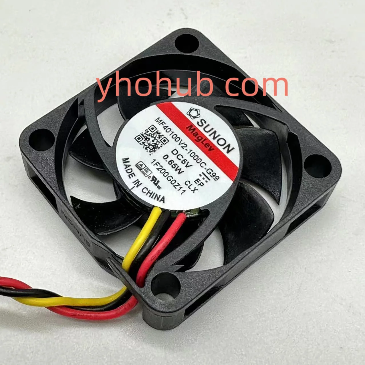 

SUNON MF40100V2-1000C-G99 DC 5V 0.65W 40x40x10mm 3-Wire Server Cooling Fan