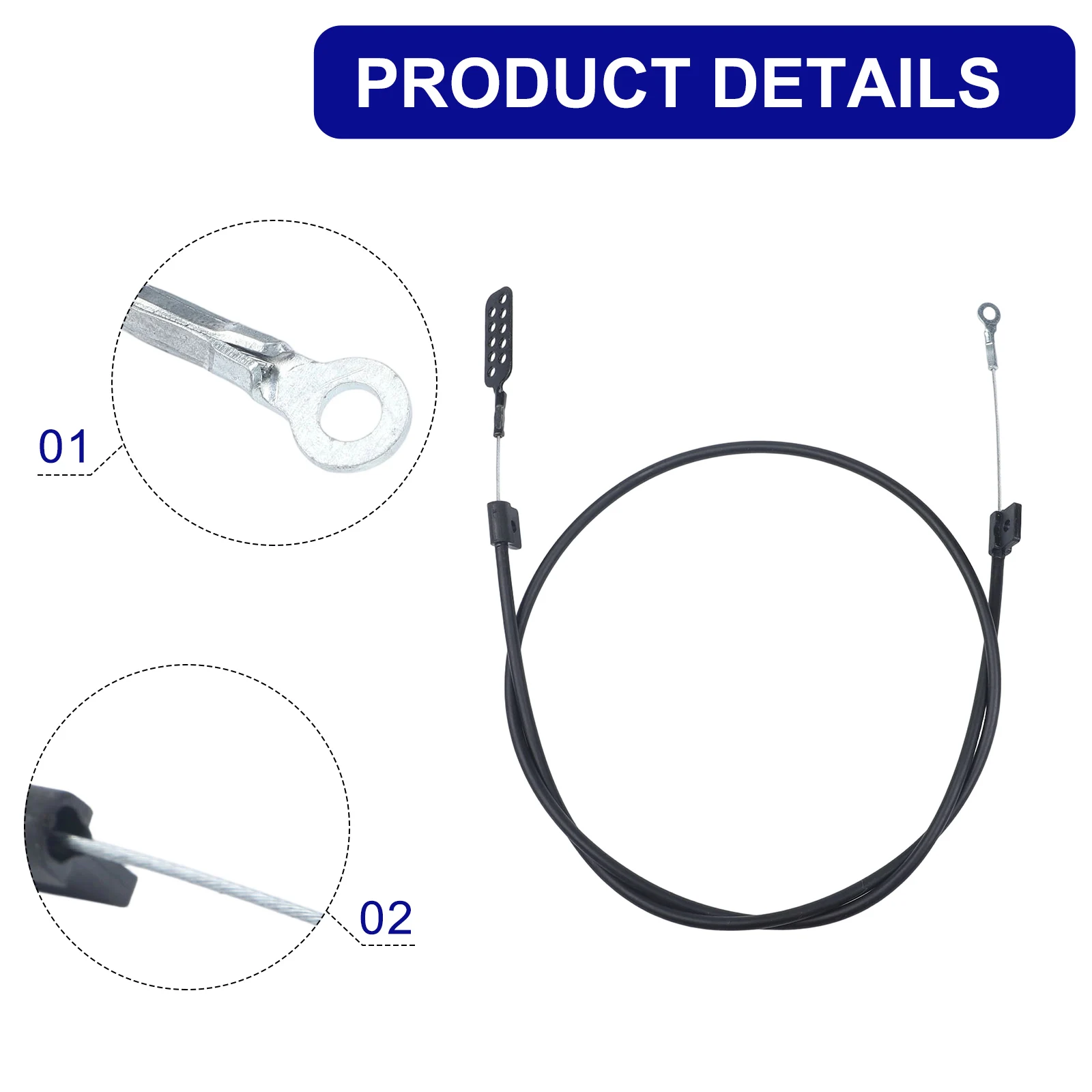 

Vehicle Safety Enhancement Hood Release Cable Reliable Hood Release System Black Accidental Release Prevention