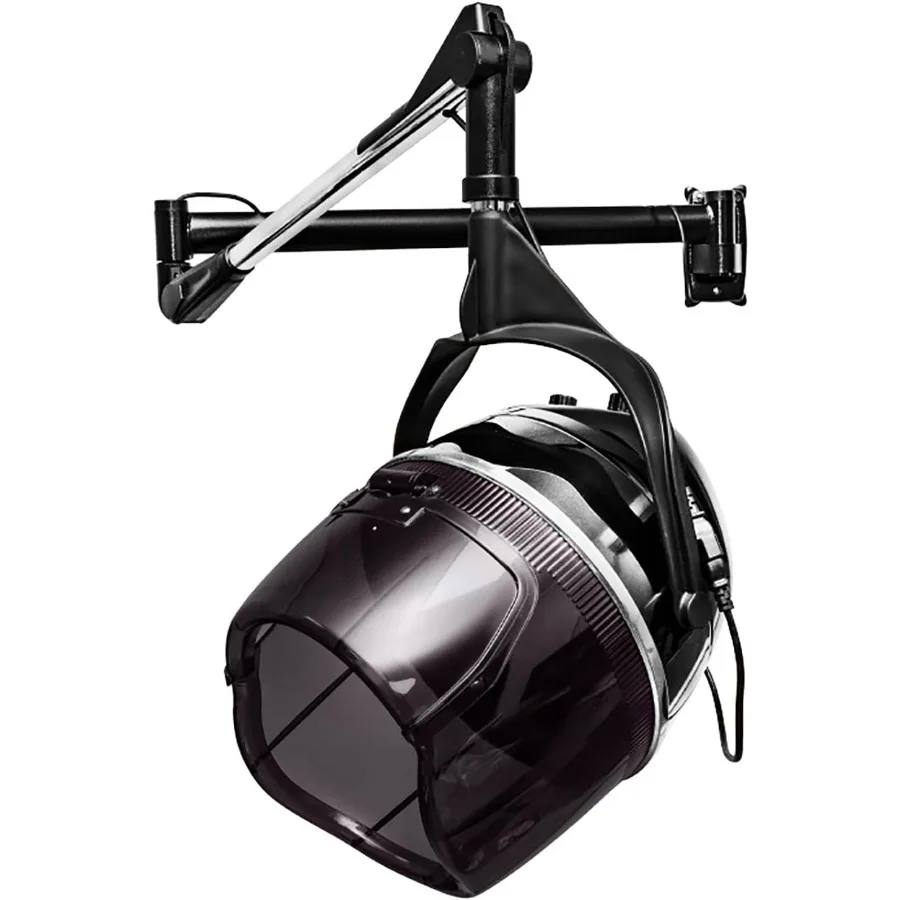 

Черный стоячий фен Style Two с регулируемыми напольными колесами с капюшоном и капотом, профессиональное салонное оборудование для красоты