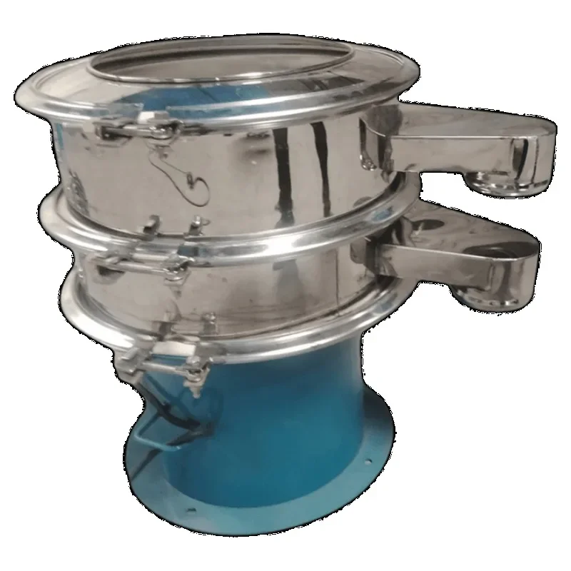 Automatic 304 stainless steel vibrating sieve rotary vibrating sieve powder machine, sieve machine