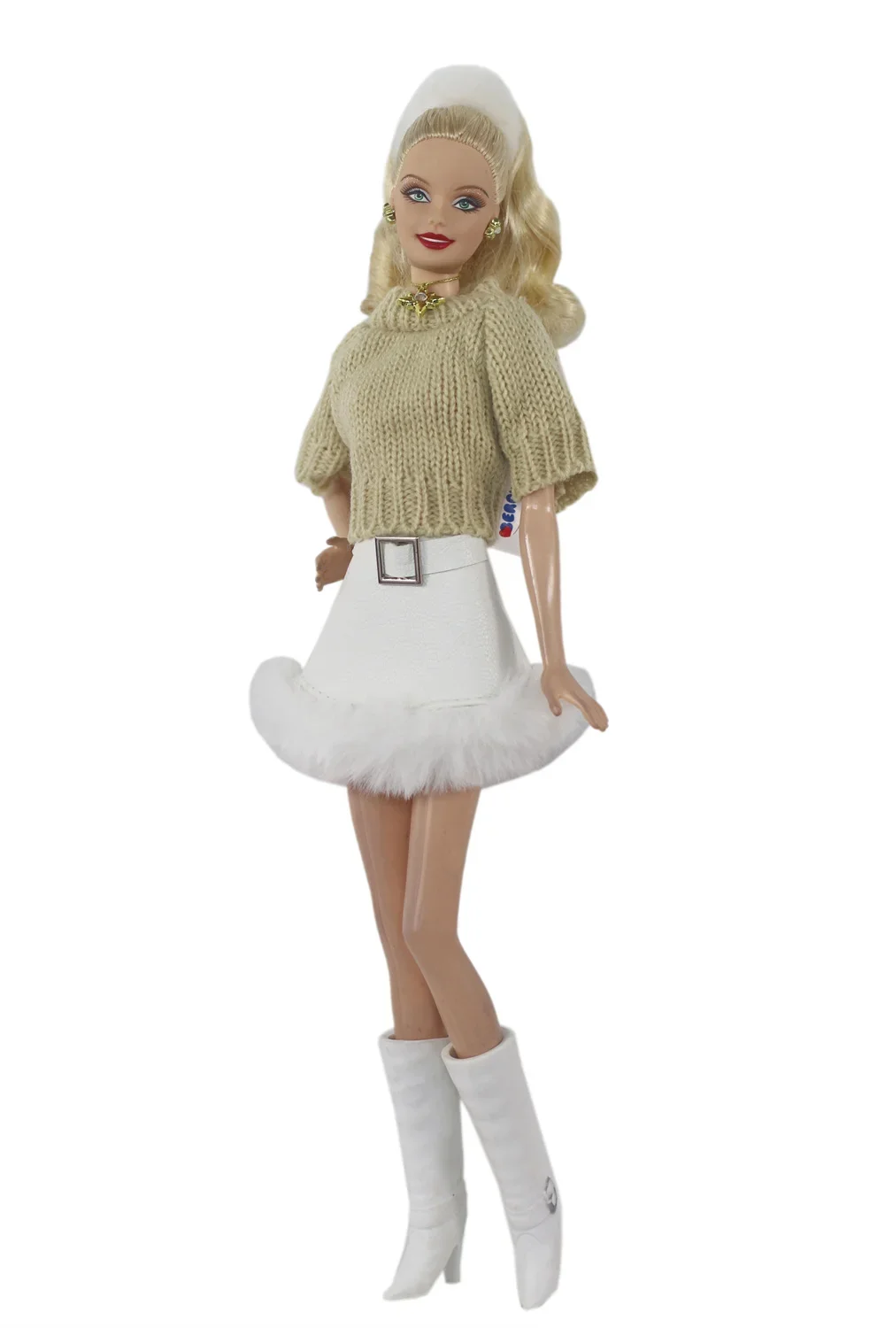 Xinyi ST FR2 BJD-Ensemble de vêtements en laine pour poupée Barbie, manteau, haut, jupe, pantalon, sac, costume, tenue, 30cm, cadeau pour filles