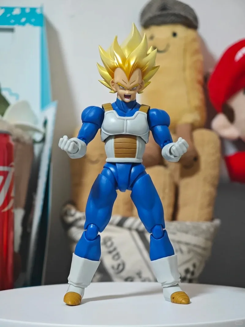 Op voorraad Bandai SHFiguarts Super Saiyan 2 Vegeta - Awakening The Super Saiyan Blood DragonBall-actiefiguur