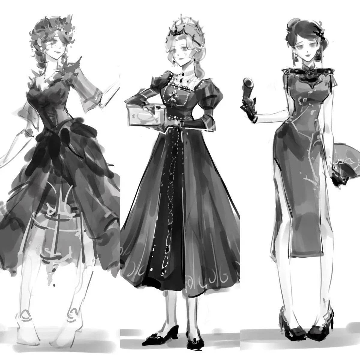 

Высококачественная акриловая стоячая вывеска "Identity V" в стиле чернильной стирки "ВВС Садовник Репортер"