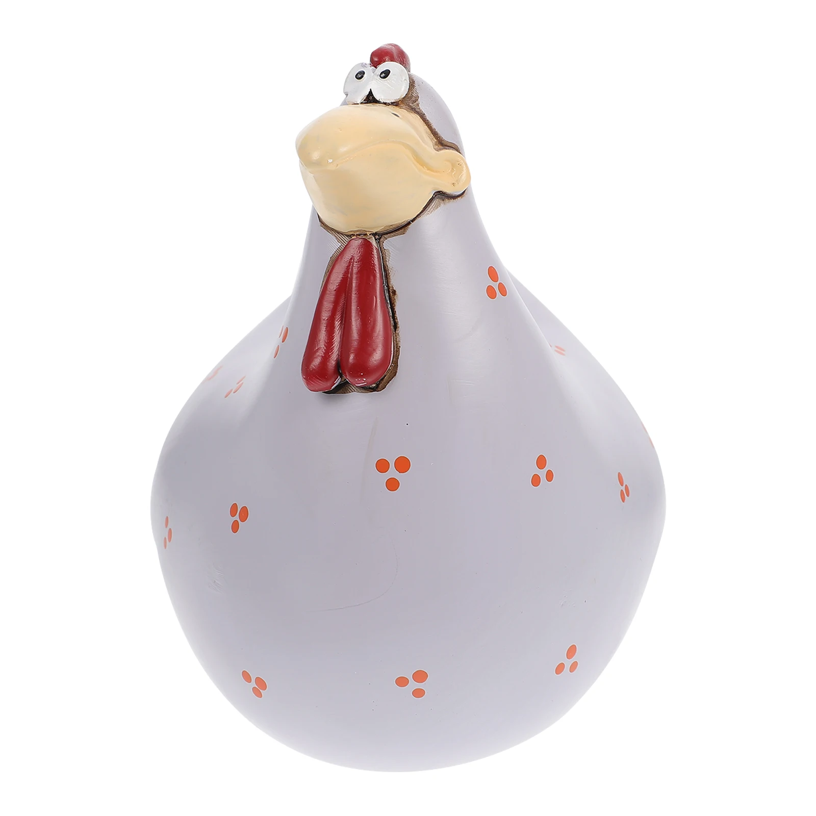 

Resin Rooster Statue Chicken Garden Decor Outdoor Lawn Statues nament Exquisite Bright Color Fade Free