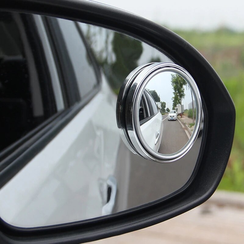  2pcs Car Blind Spot Mirror Rearview Mirror Rain Multifunctional 2-in-1 Rain Covering For Rainy Days Expanding View Safety Driv 