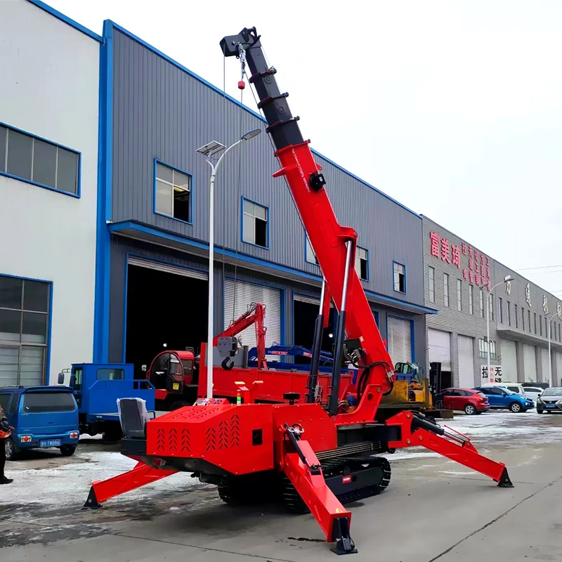 Customized Portable Small Hydraulic Space Crawler Folding Mini Spider Crane Multiple Specification Work Platforms