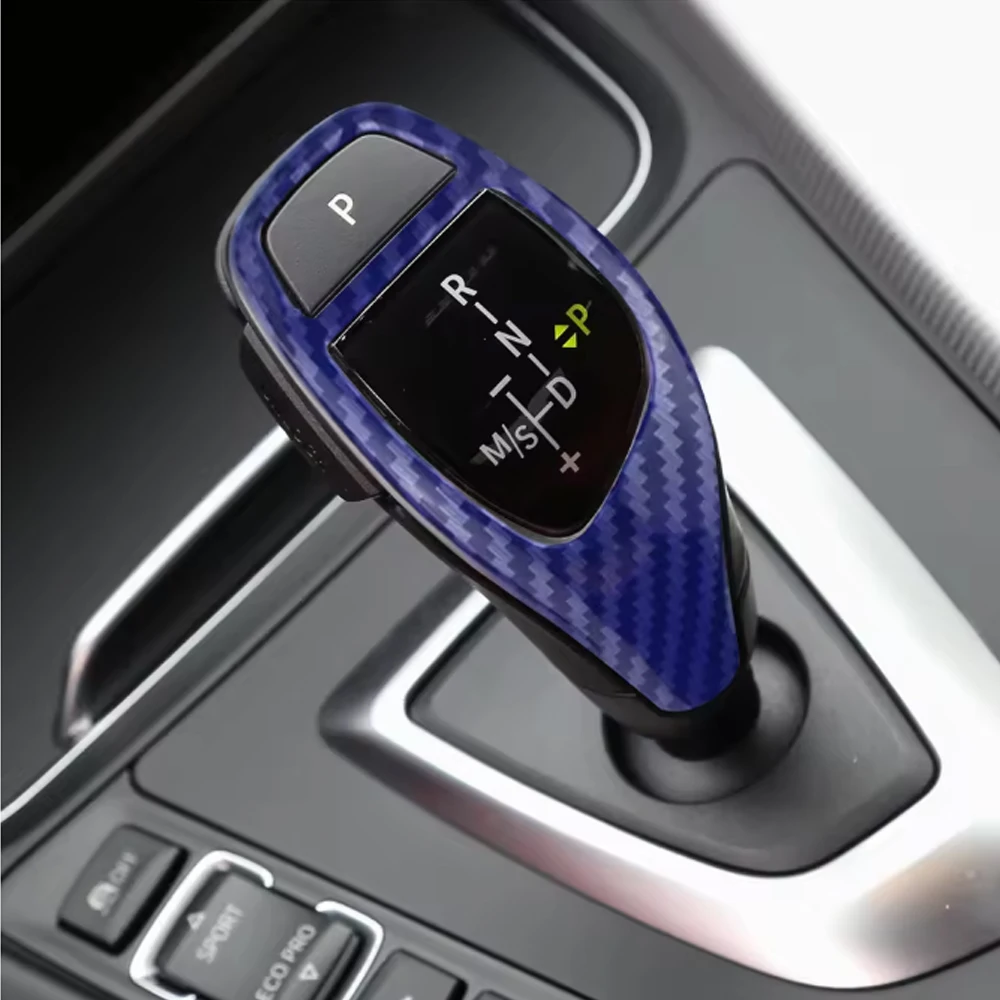 For BMW X3 X4 X5 X6 F30 F10 F07 F20 F21 F34 F35 F31 1/3/4/5 Series LHD Car Gear Shift Knob Sticker Cap Cover Accessories
