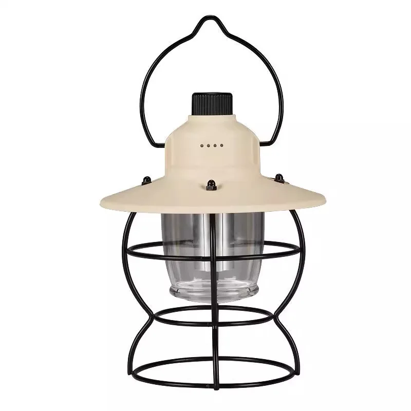 جيانغ فينفا سوبر طويلة التحمل الرجعية التخييم في الهواء الطلق خيمة الحصان مصباح جديد LED مصباح مع الحديد الجسم جو شحن مخيم #1