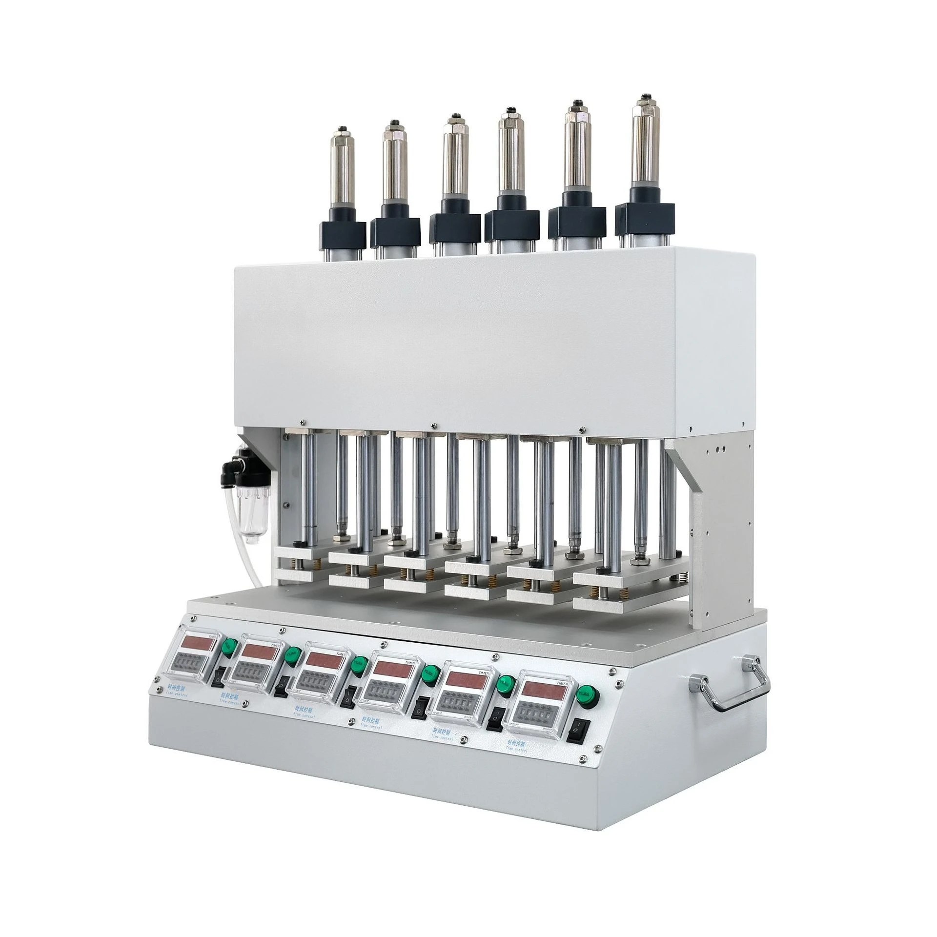Desktop multi-station hot melt hot pressure pneumatic pressing machine