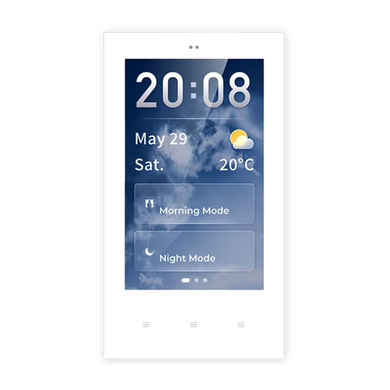 

Tuya US Zigbee 3.0 Scene Switch Smart Central Control, 4-дюймовый сенсорный встроенный беспроводной Zigbee Hub, работает для Google Home Durable