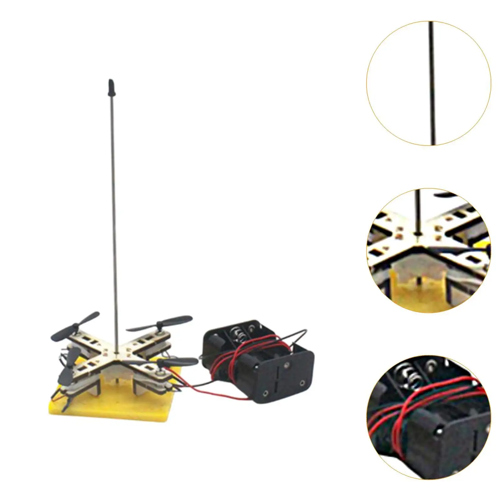 Lustiges DIY-Drohnenmodell für Kinder, wissenschaftliches Spielzeug, Technologie, Physik, Lehrmittel, Hubschrauber, Spiel, Lernen, Lernspielzeug für Kinder – Detail 4