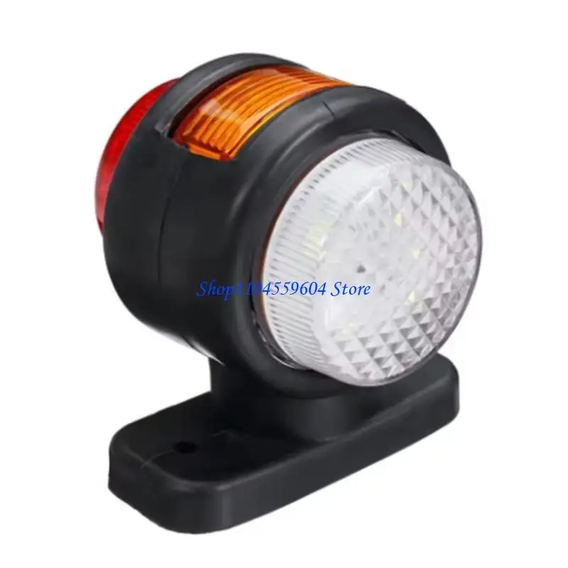 

12QM 12V 24V Rear Brake Stop Light Universal for Trailer Lorry Turn Clearance Lamp Replacement Truck Side Marker Light