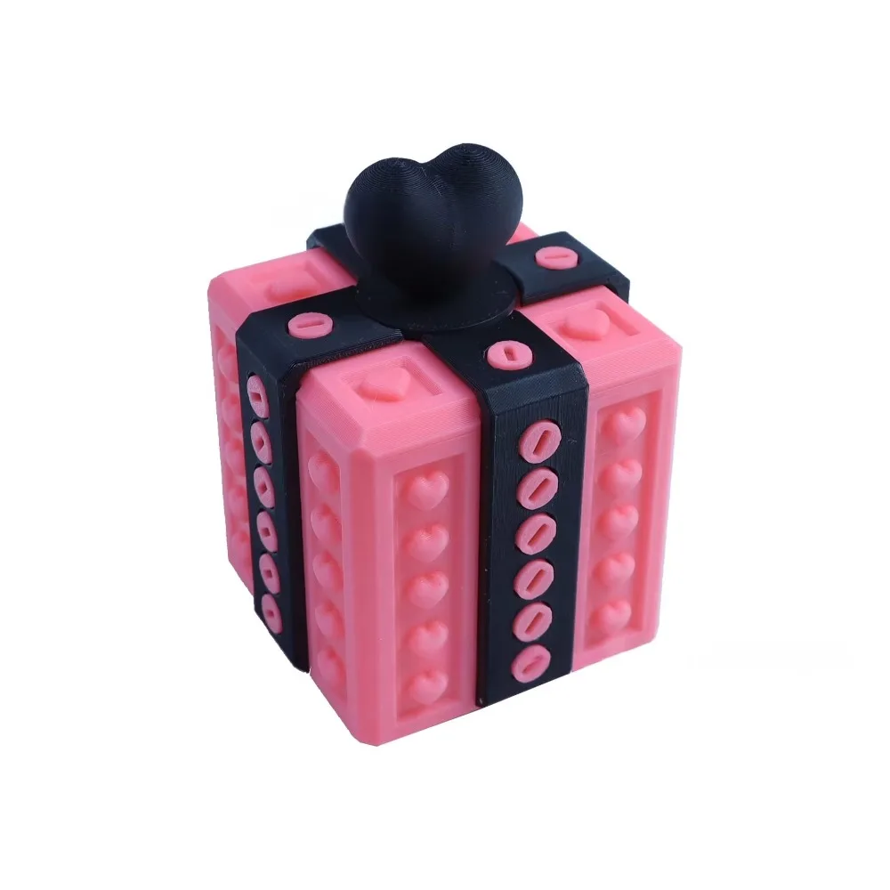

3D Printed Annoying Screw Gift Box Plastic Funny Prank Screw Box Novelty Decorative Festive Gift Box Valentine's Day