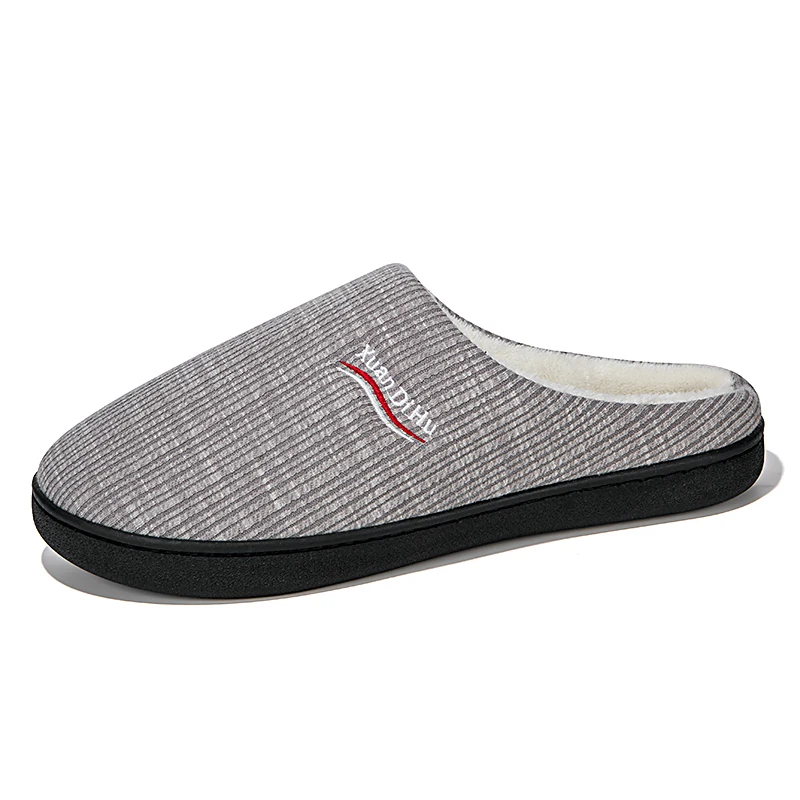 

Men's Slippers Home Plush Warm House Shoes Women Suede Soft Non-Slip Winter Slippers For Indoor/Outdoor Warm Couple Slippers
