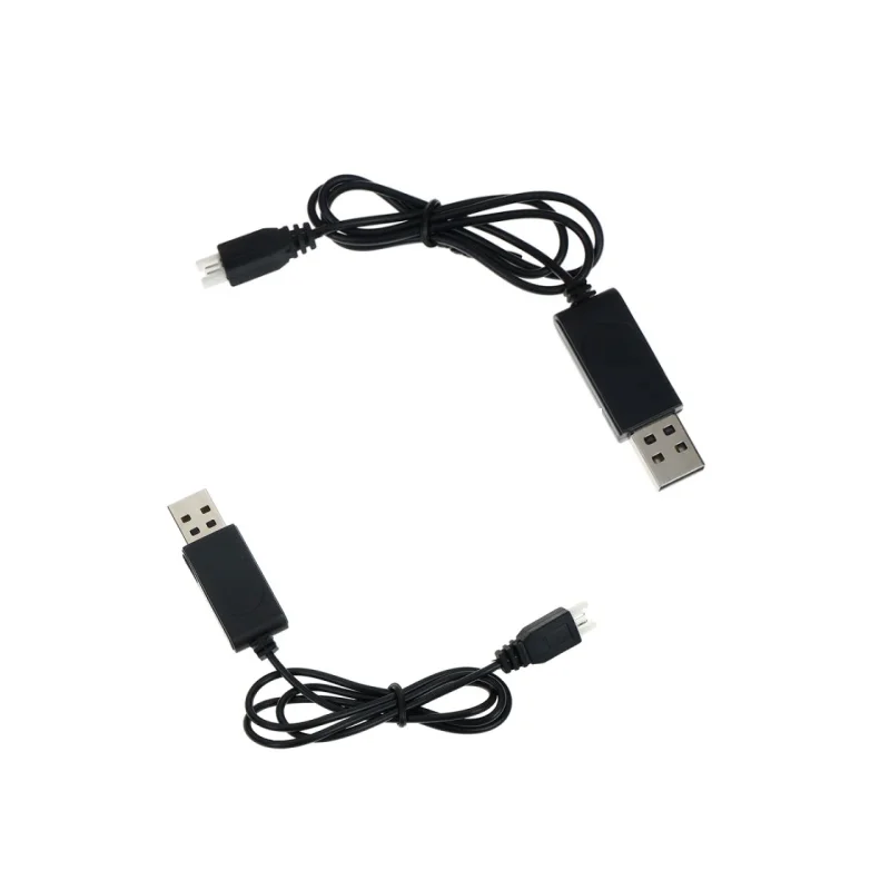 

2Pcs Syma X5 X5C X5SW Hubsan X4 H107C USB Battery Charging Wire Cable 3.7V XH2.54 Plug for V977 V930 U816 RC Drone Quadcopter