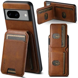 SUTENI Card Holder Leather Pocket Wallet Phone Case Stand For Google Pixel 8A 8Pro 7 7Pro 7A 6 6Pro 6A