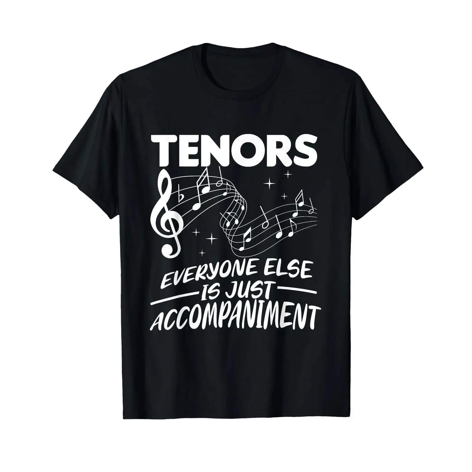 Tenor Accompaniment Choir Singing Singer T Shirt vintage Washed Stretched Stylish Casual Slightly Versatile Soft graphic