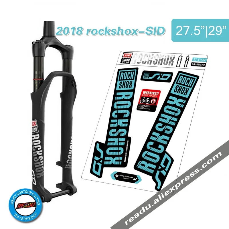 

Racing Decal Bicycle Decoration Bicycle Front Fork Stickers Rockshox SID Mountain Bike Front Fork Decals