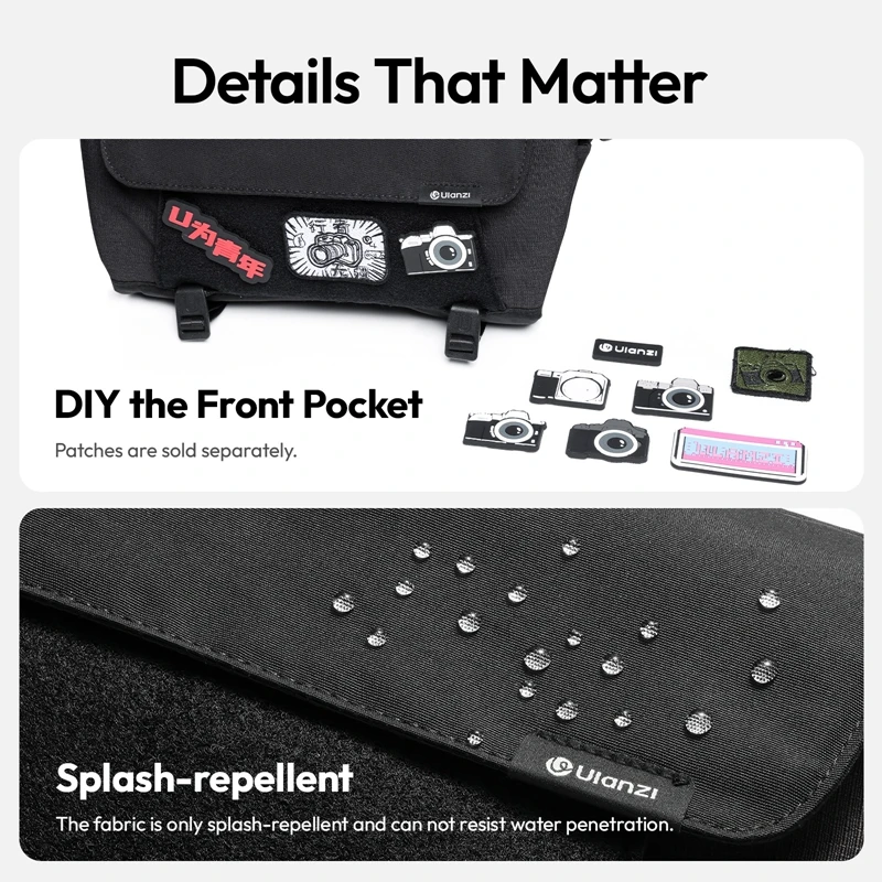 Ulanzi BP11 كاميرا حقيبة رافعة مفهوم الكتف 9L لكانون الرقمية/نيكون/سوني/DJI الطائرة بدون طيار خفيفة الوزن السفر لتقوم بها بنفسك حقائب التصوير الفوتوغرافي