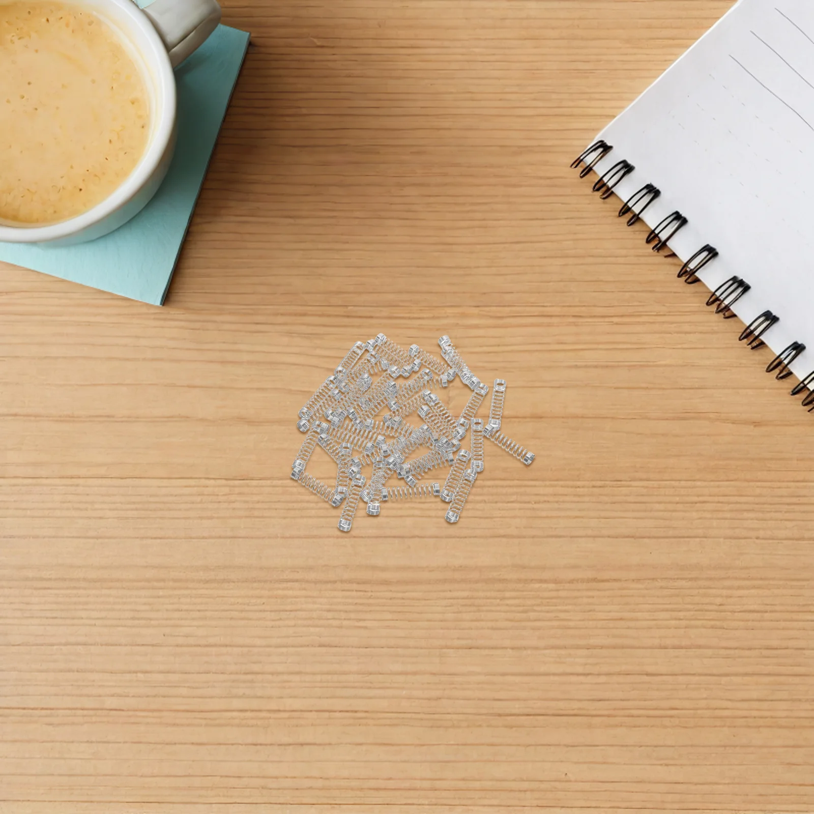 50Pcs Ballpoint Pen Spring Stainless Steel Compression Replacement for Gel Pen Click Mechanism Mechanical Return Office