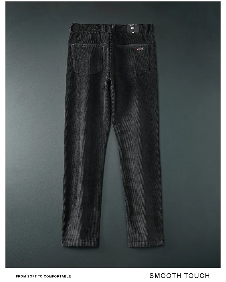 2026 Winter Fleece Warme Cordhose für Herren – Lässige Outdoor- und Business-Hose mit dickem Flock-Plüsch in Schwarz, Grau, Braun – Detail 15