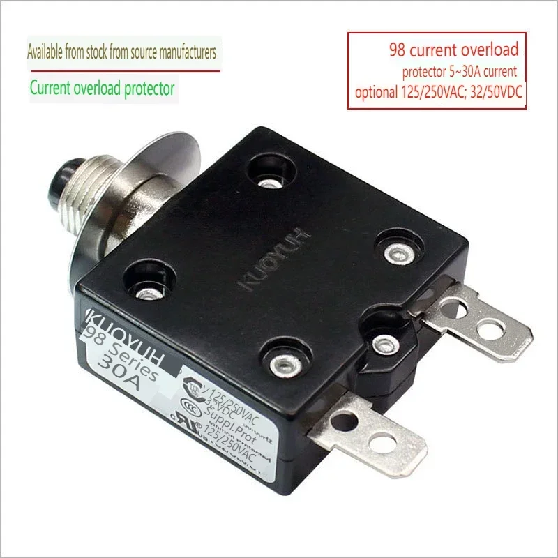 

Thermal Overload Protection Overload Current Protector Switch High Pressure Cleaning Machine Water Pump Circuit Breaker
