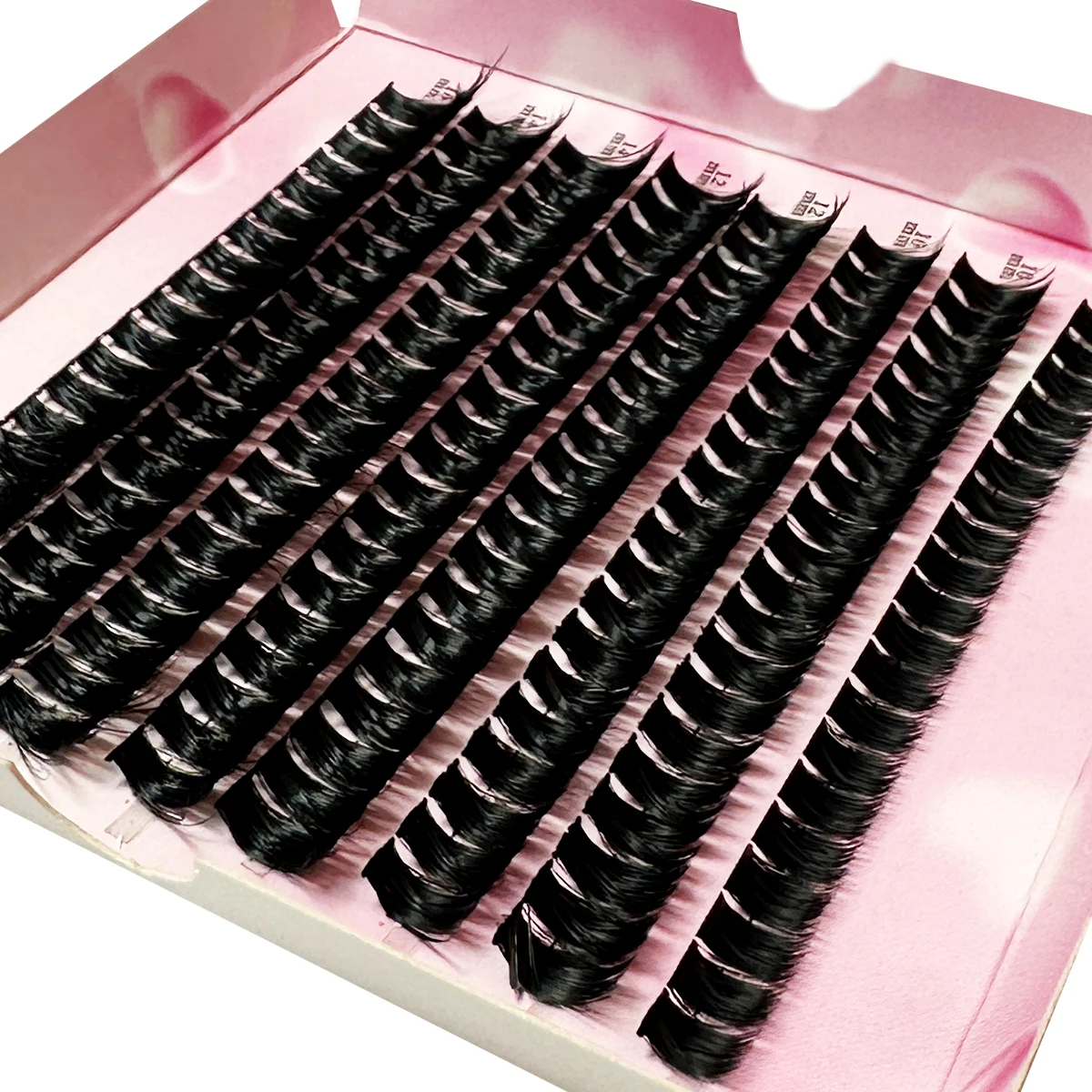 New 50D 60D 80D Mixed Tray Individual Lashes 3D Russia Volume Eye Lashes Soft Natural Lashes Mink Lash Cluster False Eyelashes