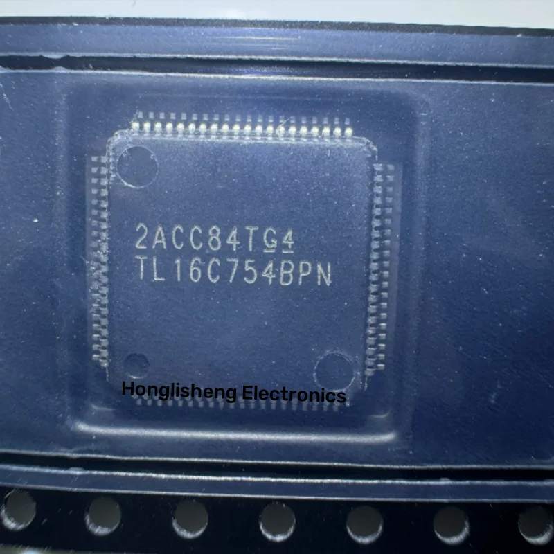 

5PCS New TL16C754BPNR TL16C754BPN QFP80 Interface chip four channel UART chip IC