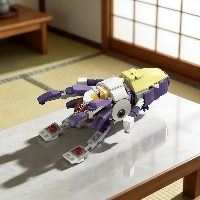 171 Piezas MOC Creator 3 en 1, Modelo de Calamar Bebé, Bloques de Construcción, Ensamblaje, Construcción, Juguetes Creativos de Bricolaje, Regalo de Navidad, Educación