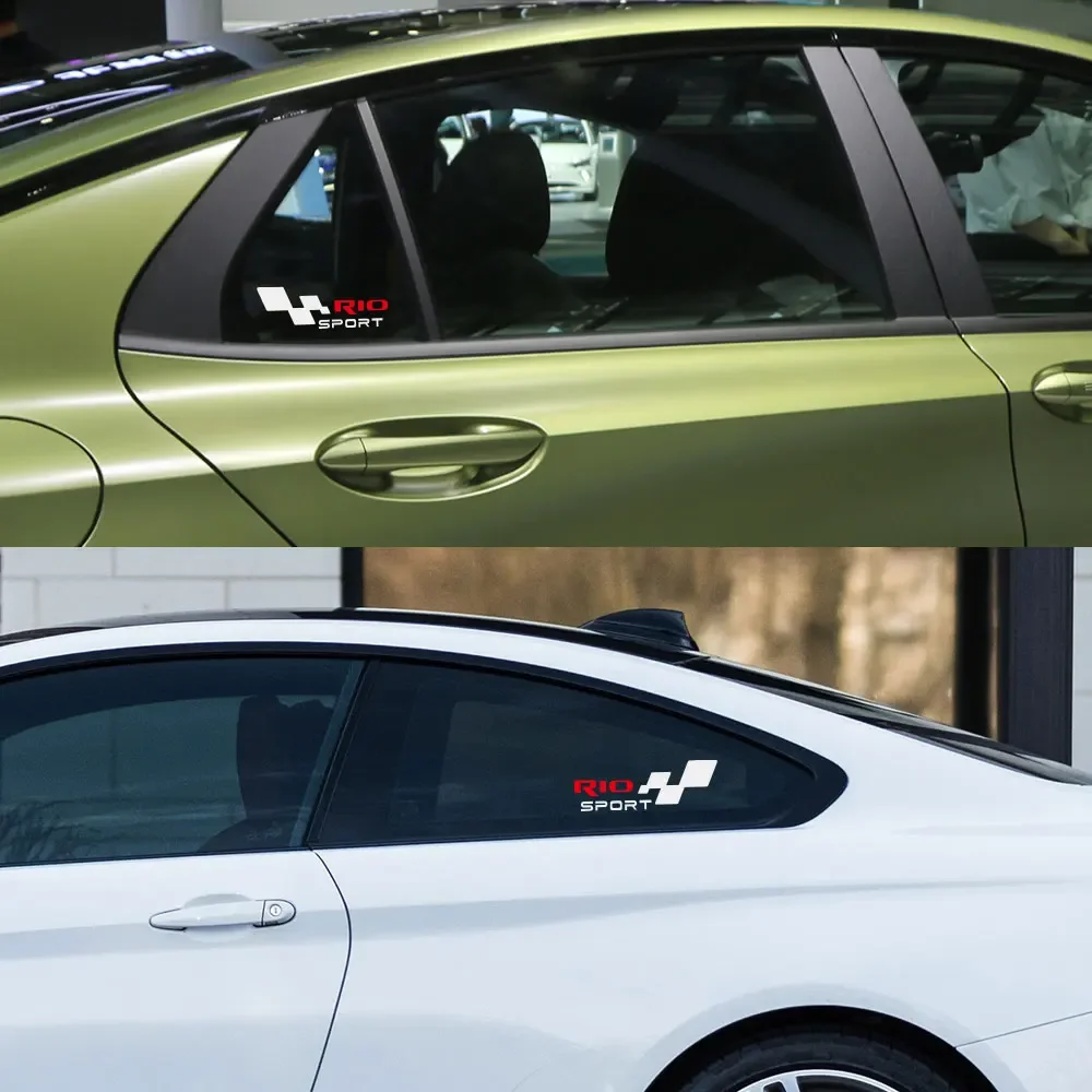 ملصقات رياضة سباق السيارات لكيا ، ريو بيكانتو ، سيد ، أوبتيما ، محرك الحصن ، غطاء صائق ، الديكور ، اكسسوارات ضبط السيارات #4