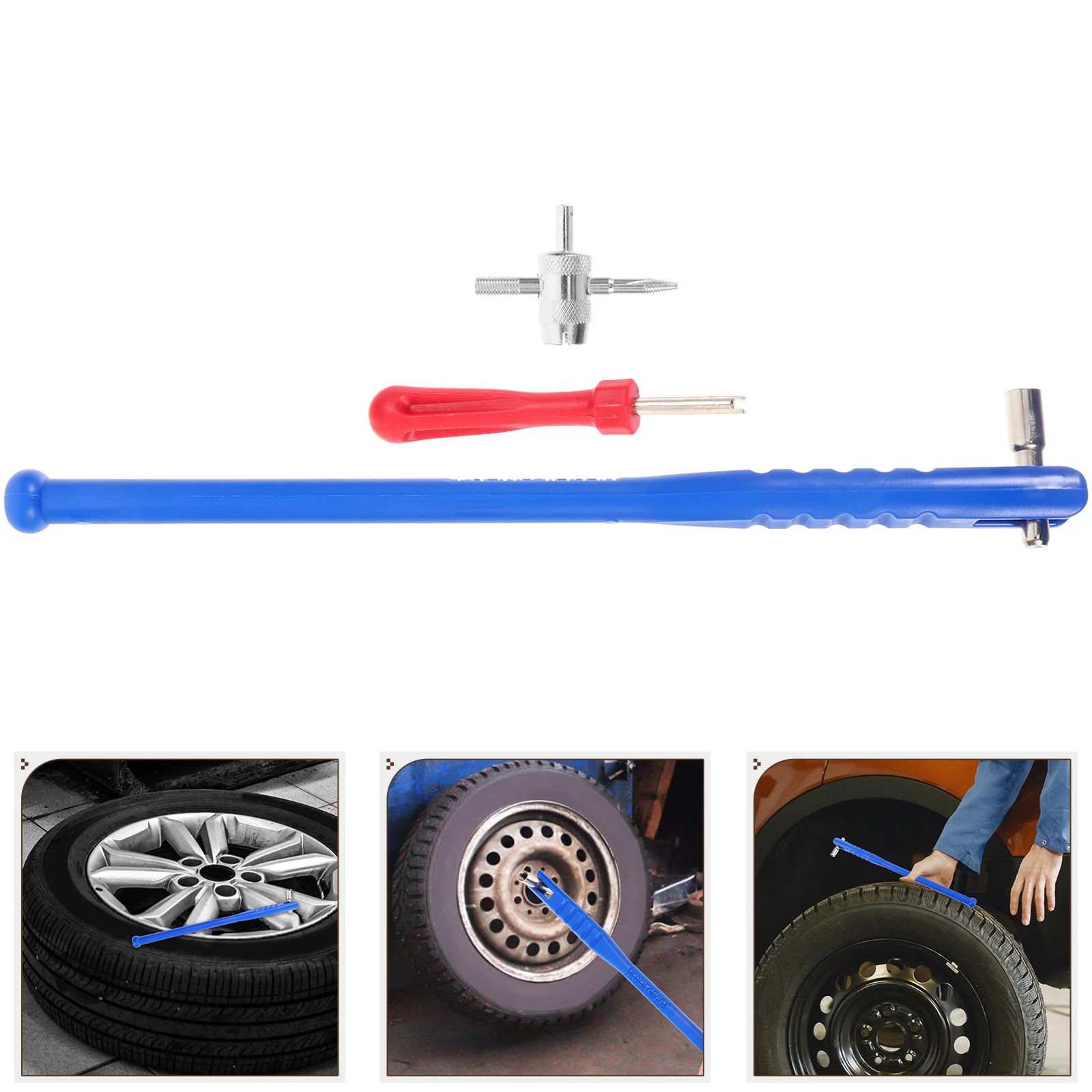 

1 Set Stem Puller Tool Car Tyre Repair Kit Reusable Tire Valve Core Remover Durable Wheel Maintenance Air Valve Puller For Auto