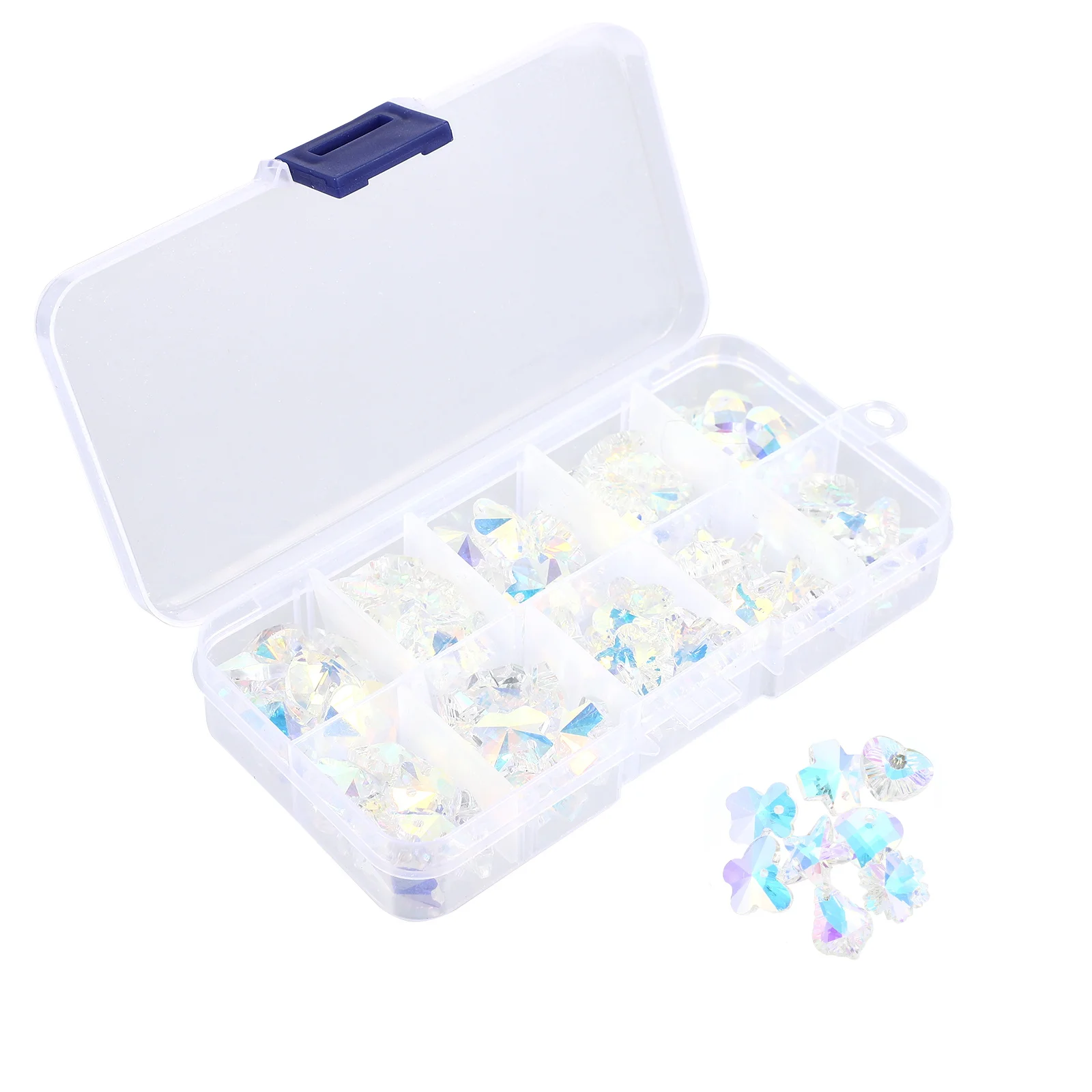 

Glass Pendant naments Crystal Charms Jewelry Making Earrings Necklaces Bracelets Skin Friendly Artificial Beads