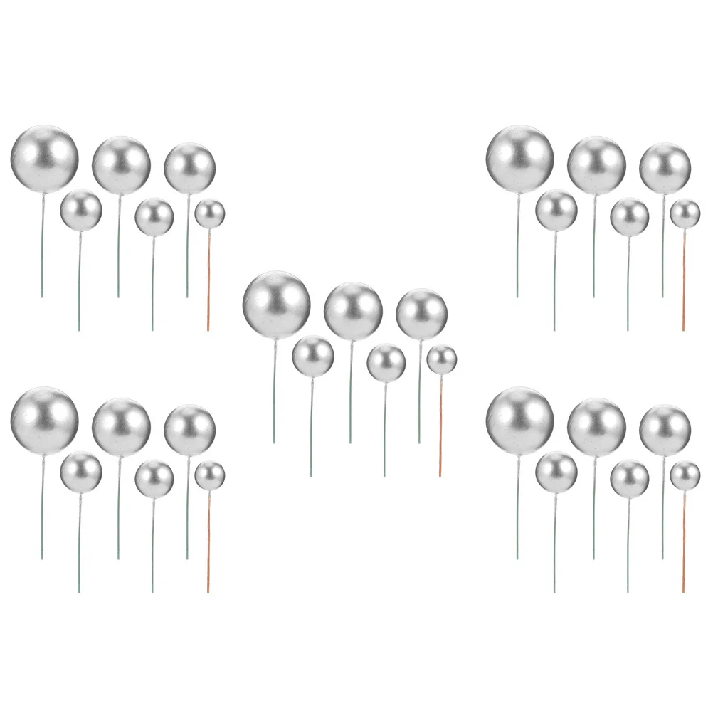 30Pcs Multi Function Cake Balls Fairy Cupcake Decorations Good Looking Color Balloon Cake Decorations Festival Props