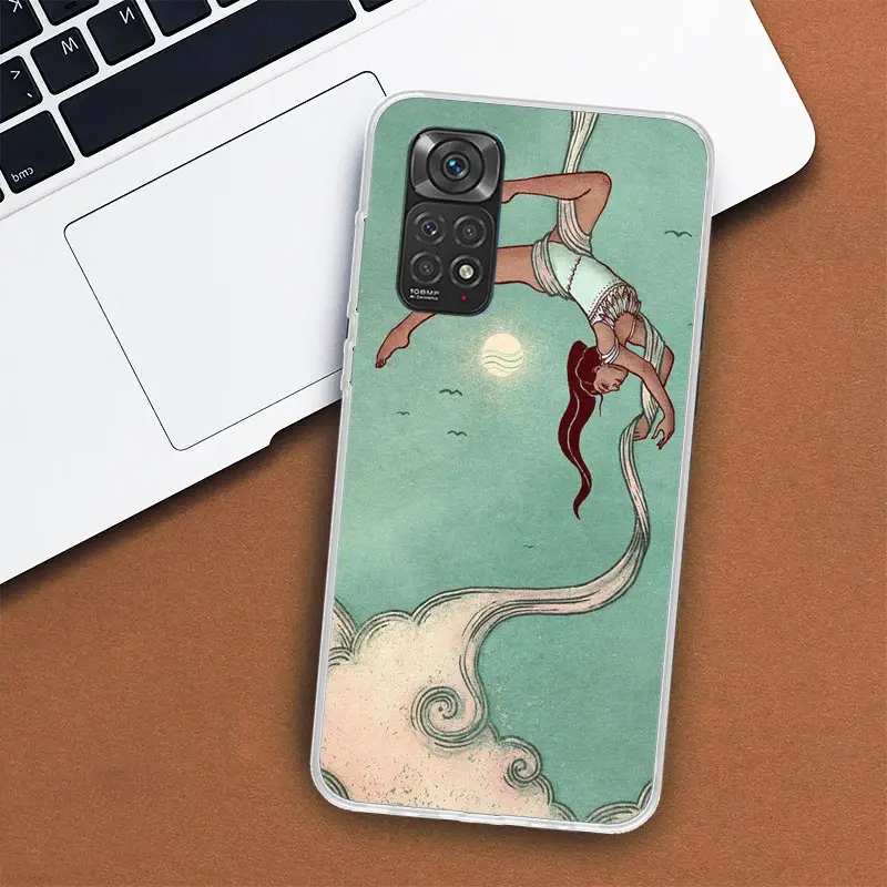 Pole Dancer Dancing Phone Case For Xiaomi Redmi Note 13 12 12S 11 11S 10 10S 9 9S 11T 11E Pro Plus 8 8T 7 + Coque Cover For Xiao