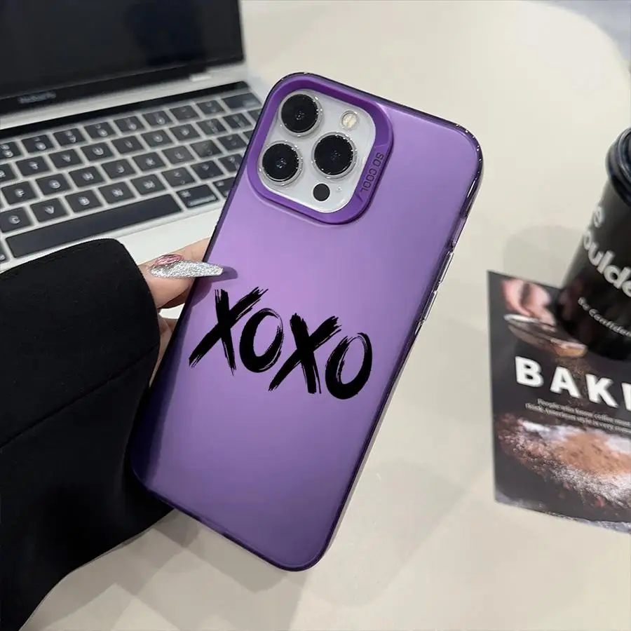 حافظة لهاتف آيفون 16e 14 15 16 Plus 11 12 13 Pro Max من Fun Letters XX