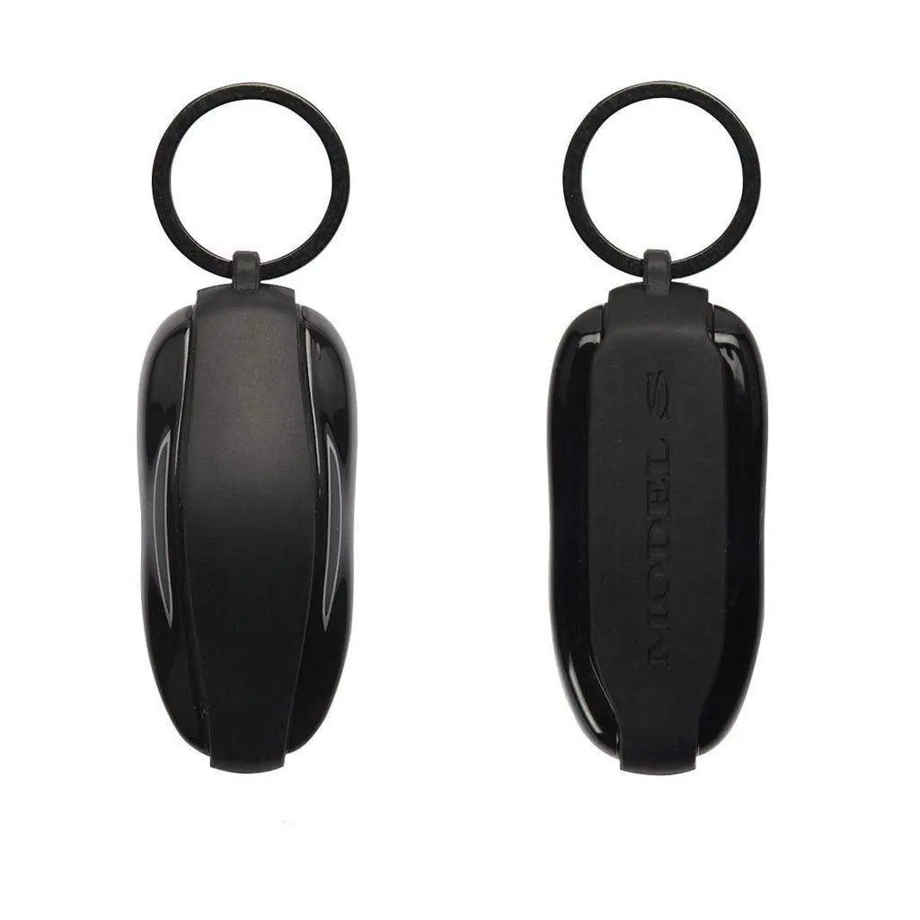 

Car Key Fob Case Silicone Band with Metal Keychain For Tesla Model 3 X S Y Accessories Key Fob Holder